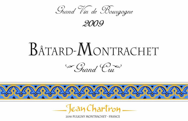 Rượu vang trằng Domaine Jean Chartron Batard-Montrachet Grand Cru 2009
