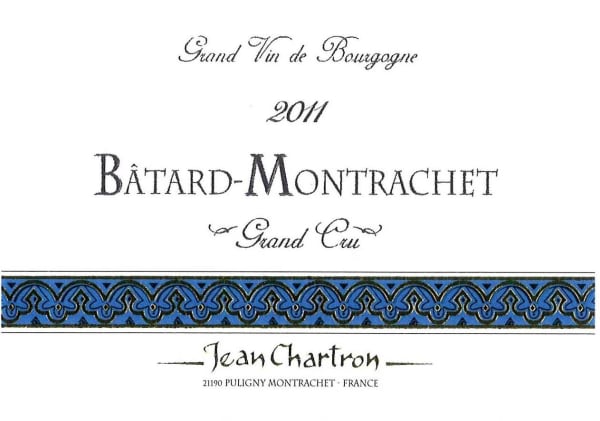 Rượu vang trằng Domaine Jean Chartron Batard-Montrachet Grand Cru 2011