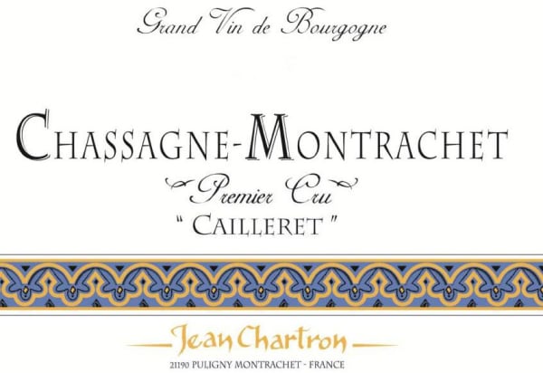 Rượu vang trằng Domaine Jean Chartron Chassagne-Montrachet Le Cailleret Premier Cru 2011