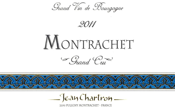 Rượu vang trằng Domaine Jean Chartron Montrachet Grand Cru 2011