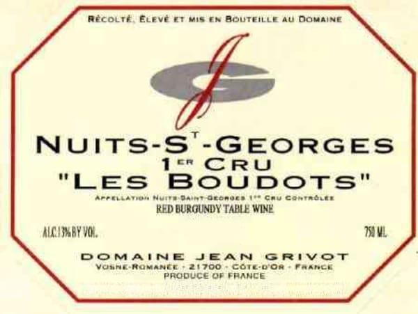 Rượu vang đỏ Domaine Jean Grivot Vosne-Romanee Les Beaux Monts Premier Cru 1996