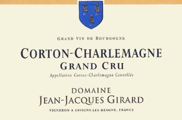 Rượu vang trằng Domaine Jean-Jacques Girard Corton-Charlemagne Grand Cru 2012