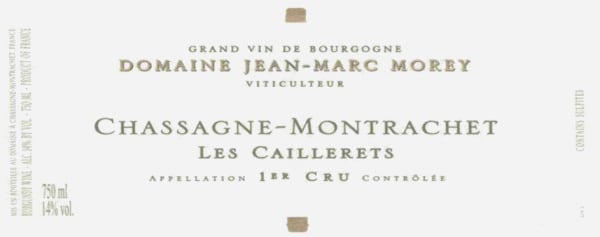Rượu vang trằng Domaine Jean-Marc Pillot Chassagne-Montrachet Cailleret Premier Cru 2005