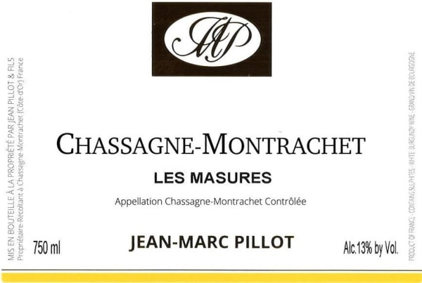 Rượu vang trằng Domaine Jean-Marc Pillot Chassagne-Montrachet Les Masures 2019