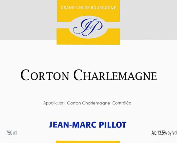 Rượu vang trằng Domaine Jean-Marc Pillot Corton Charlemagne 2013