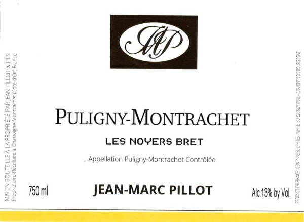 Rượu vang trằng Domaine Jean-Marc Pillot Puligny-Montrachet Le Noyers Bret 2021