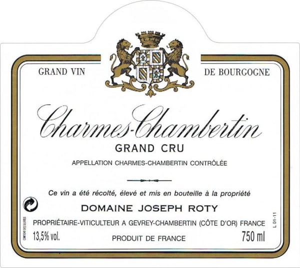 Rượu vang đỏ Domaine Joseph Roty Charmes-Chambertin Grand Cru 2013