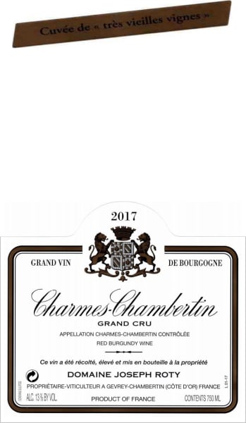 Rượu vang đỏ Domaine Joseph Roty Charmes-Chambertin Grand Cru 2017