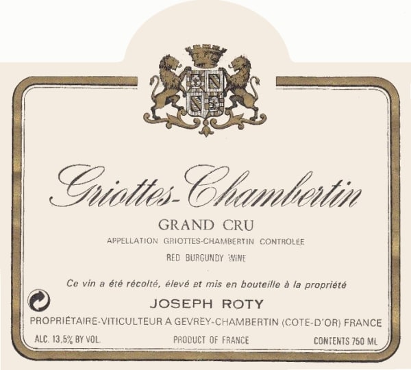 Rượu vang đỏ Domaine Joseph Roty Griottes-Chambertin Grand Cru 2008