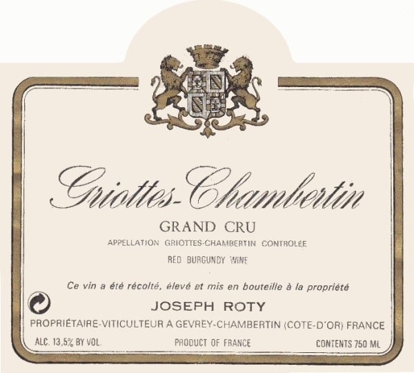 Rượu vang đỏ Domaine Joseph Roty Griottes-Chambertin Grand Cru 2010