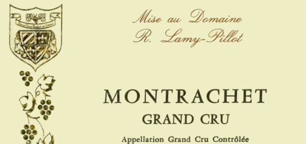 Rượu vang trằng Domaine Lamy Pillot Montrachet Grand Cru 2007