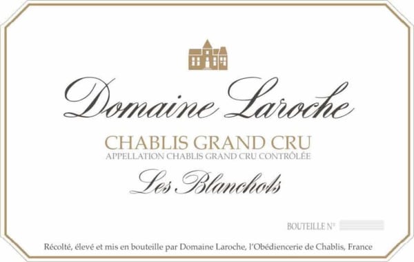 Rượu vang trằng Domaine Laroche Chablis Les Blanchots Grand Cru 2014
