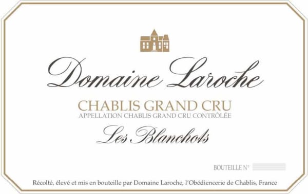 Rượu vang trằng Domaine Laroche Chablis Les Blanchots Grand Cru 2016