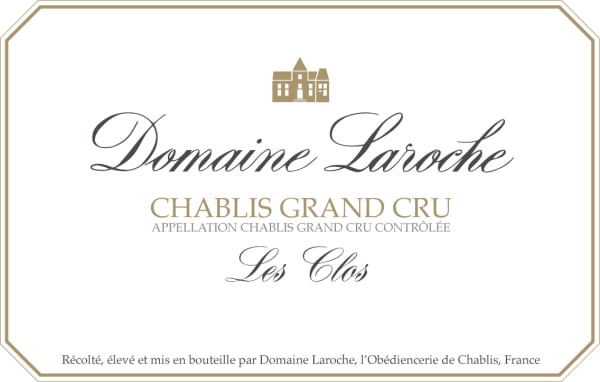 Rượu vang trằng Domaine Laroche Chablis Les Clos Grand Cru 2016