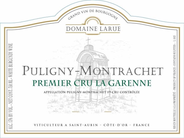 Rượu vang trằng Domaine Larue Puligny-Montrachet La Garenne Premier Cru 2020
