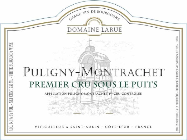 Rượu vang trằng Domaine Larue Puligny-Montrachet Sous Le Puits Premier Cru 2021