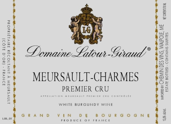 Rượu vang trằng Domaine Latour-Giraud Meursault-Charmes Premier Cru 2017