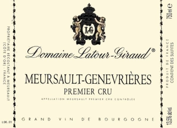 Rượu vang trằng Domaine Latour-Giraud Meursault-Genevrieres Premier Cru 2013