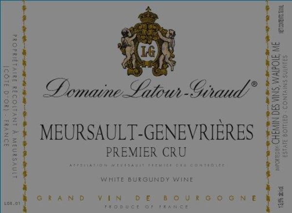 Rượu vang trằng Domaine Latour-Giraud Meursault-Genevrieres Premier Cru 2018