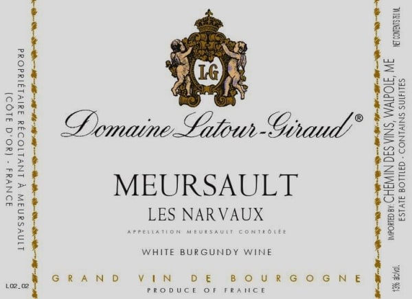 Rượu vang trằng Domaine Latour-Giraud Meursault Les Narvaux 2018