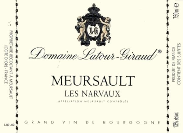 Rượu vang trằng Domaine Latour-Giraud Meursault Les Narvaux 2021