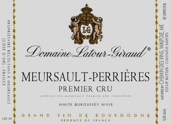 Rượu vang trằng Domaine Latour-Giraud Meursault Perrieres Premier Cru 2019
