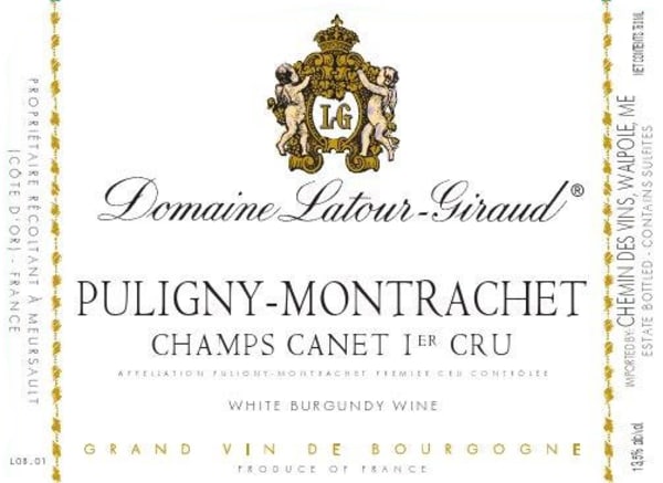 Rượu vang trằng Domaine Latour-Giraud Puligny-Montrachet Champs Canet Premier Cru 2018