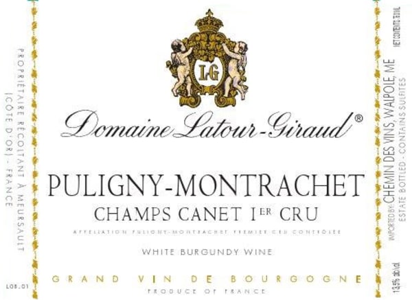 Rượu vang trằng Domaine Latour-Giraud Puligny-Montrachet Champs Canet Premier Cru 2019