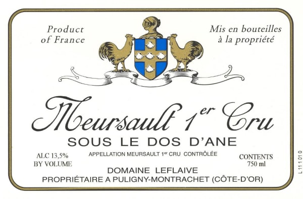 Rượu vang trằng Domaine Leflaive Meursault Sous le Dos d'Ane 2008