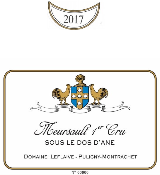 Rượu vang trằng Domaine Leflaive Meursault Sous le Dos d'Ane Premier Cru 2017