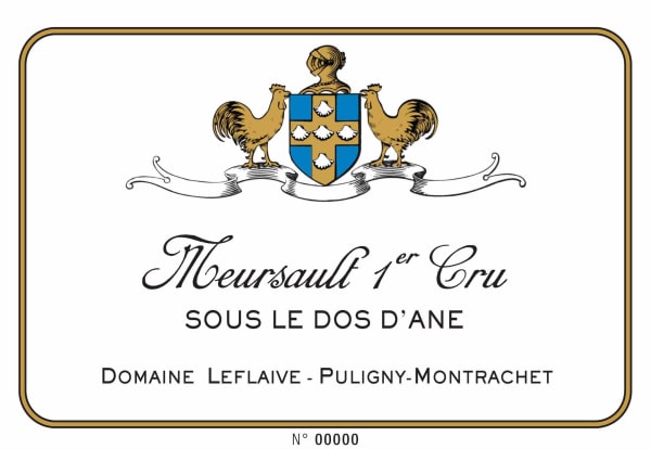 Rượu vang trằng Domaine Leflaive Meursault Sous le Dos d'Ane Premier Cru 2018
