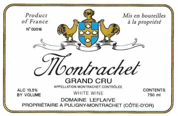 Rượu vang trằng Domaine Leflaive Montrachet Grand Cru 2008