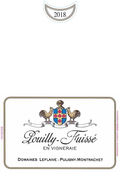 Rượu vang trằng Domaine Leflaive Pouilly-Fuisse En Vigneraie 2018