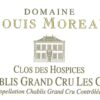 Rượu vang trằng Domaine Louis Moreau Chablis Clos des Hospices Les Clos Grand Cru 2020
