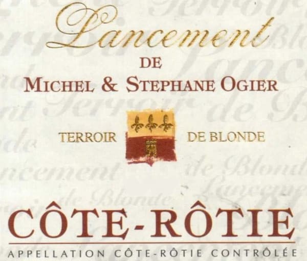 Rượu vang đỏ Domaine M & S Ogier Cote Rotie Lancement 2010