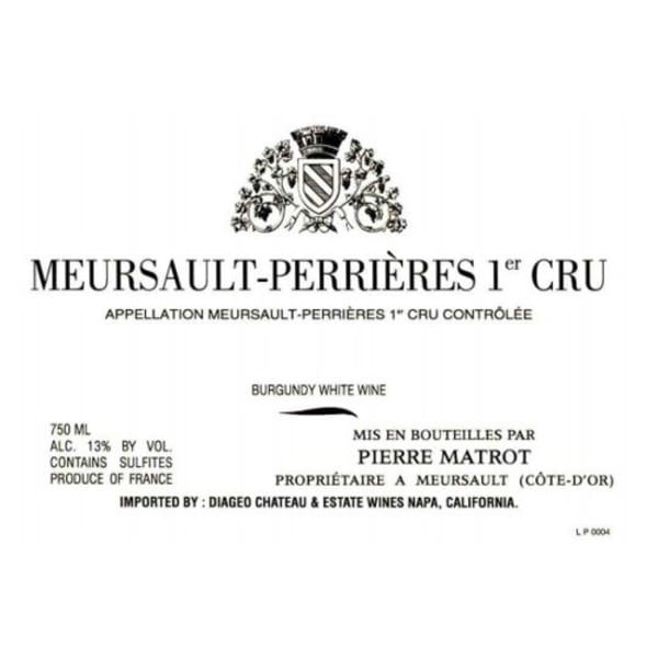 Rượu vang trằng Domaine Matrot Meursault Perrieres Premier Cru 2013