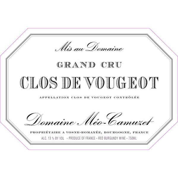 Rượu vang đỏ Domaine Meo-Camuzet Clos de Vougeot Grand Cru 2014