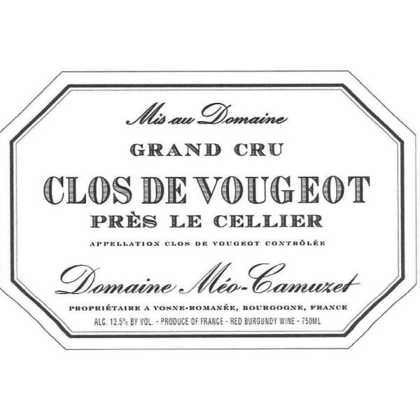 Rượu vang đỏ Domaine Meo-Camuzet Clos de Vougeot Grand Cru Pres le Cellier 2014