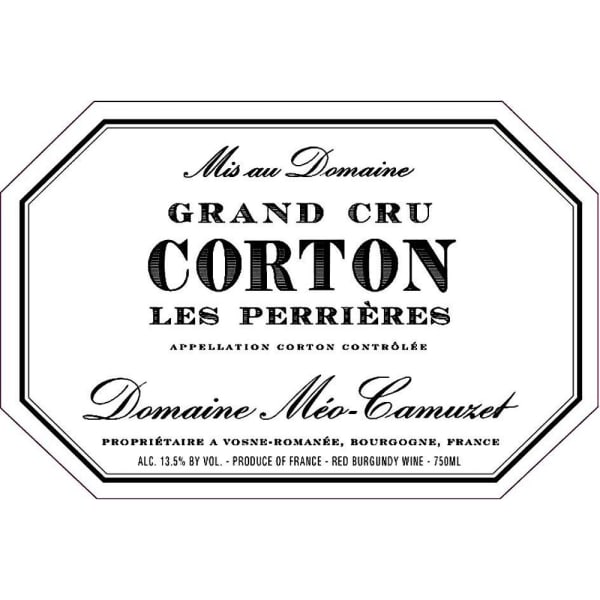 Rượu vang đỏ Domaine Meo-Camuzet Corton Les Perrieres Grand Cru 2009