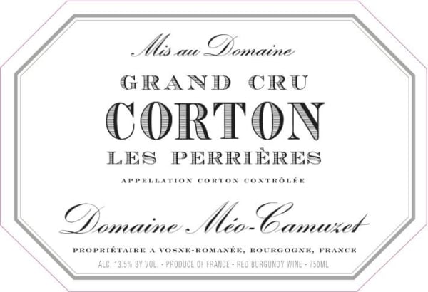 Rượu vang đỏ Domaine Meo-Camuzet Corton Les Perrieres Grand Cru 2012