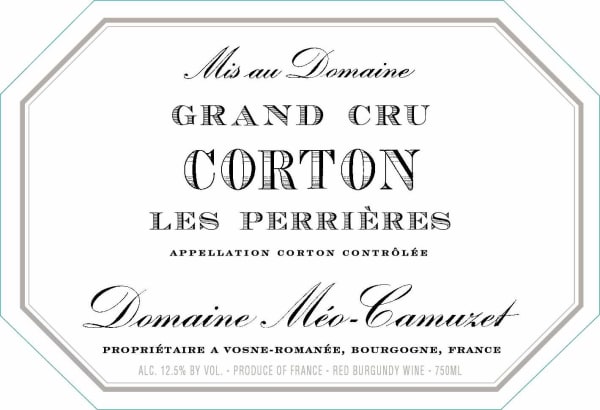 Rượu vang đỏ Domaine Meo-Camuzet Corton Les Perrieres Grand Cru 2018