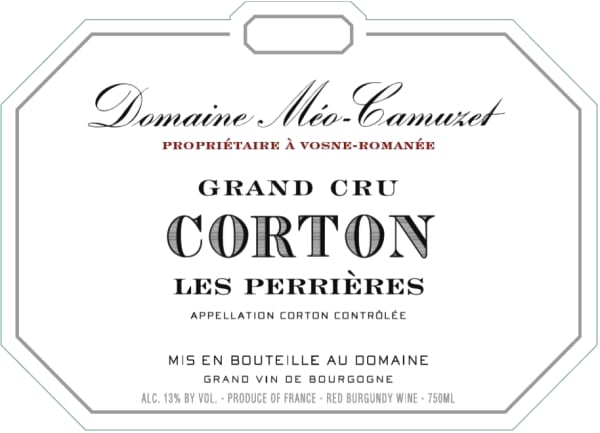 Rượu vang đỏ Domaine Meo-Camuzet Corton Les Perrieres Grand Cru 2021