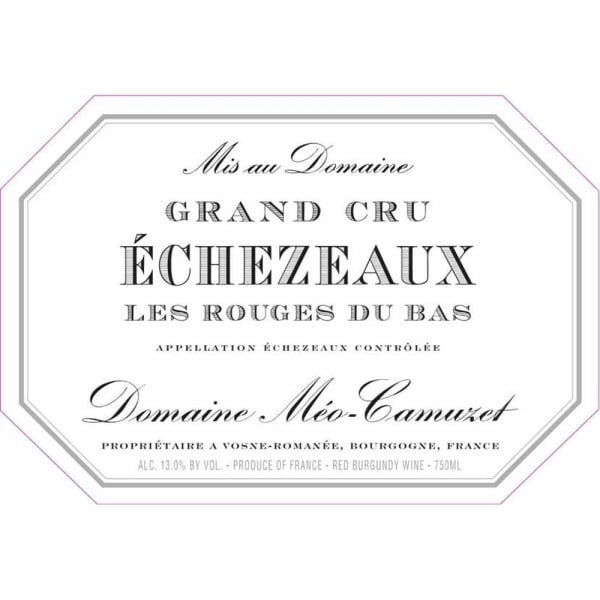 Rượu vang đỏ Domaine Meo-Camuzet Echezeaux Les Rouges Du Bas 2014