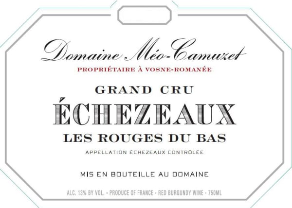 Rượu vang đỏ Domaine Meo-Camuzet Echezeaux Les Rouges Du Bas Grand Cru 2020