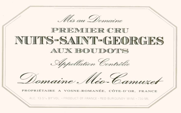 Rượu vang đỏ Domaine Meo-Camuzet Nuits-Saint-Georges Aux Boudots Premier Cru 2010