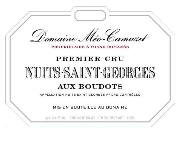 Rượu vang đỏ Domaine Meo-Camuzet Nuits-Saint-Georges Aux Boudots Premier Cru 2019