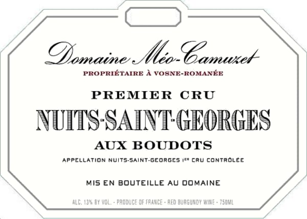 Rượu vang đỏ Domaine Meo-Camuzet Nuits-Saint-Georges Aux Boudots Premier Cru 2021