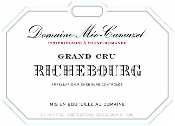 Rượu vang đỏ Domaine Meo-Camuzet Richebourg Grand Cru 2020