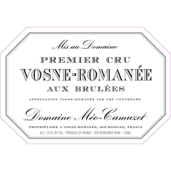 Rượu vang đỏ Domaine Meo-Camuzet Vosne Romanee Premier Cru Aux Brulees 2014