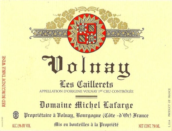 Rượu vang đỏ Domaine Michel Lafarge Volnay Les Caillerets Premier Cru 2012